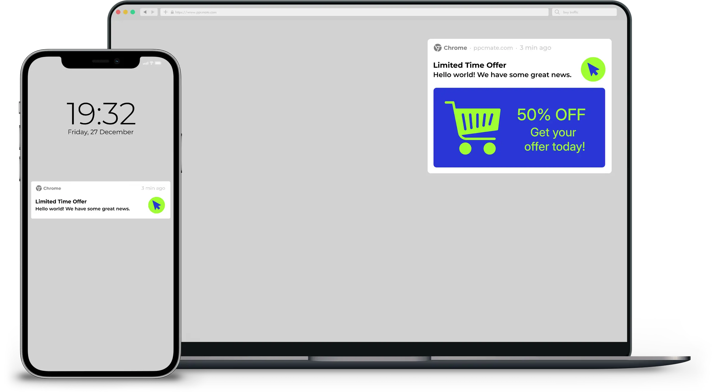 push notification ad
