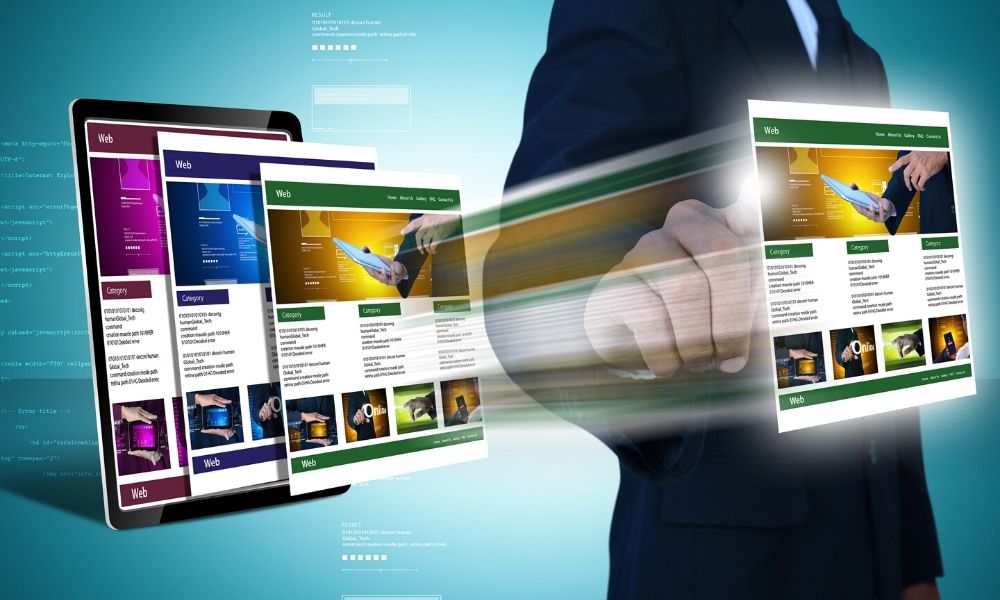 Why do website creators focus on structured content layout?